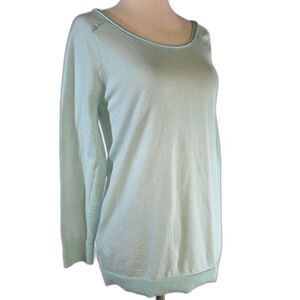 Ann Taylor's LOFT Mint Green 3/4 Sweater Size Medium